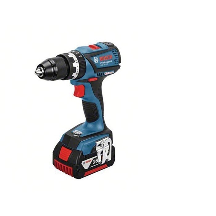 Bosch GSB 18 V-EC Cordless Impact Drill / Bor Tembok Baterai Unit Only