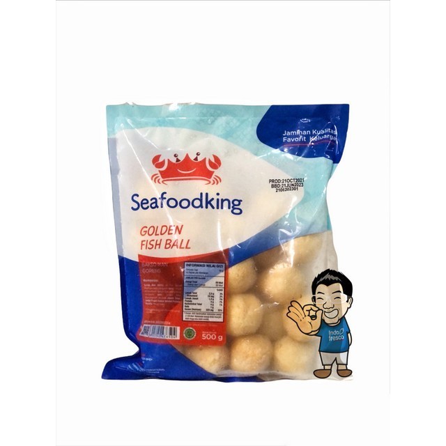 

Ayala - Seafood King Bakso Ikan Goreng- Fried Fish Ball 500G