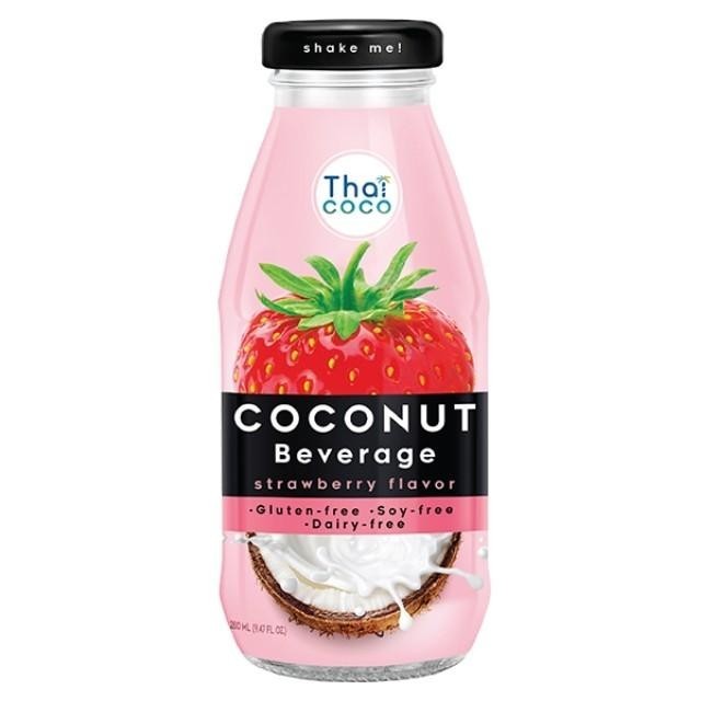 

[280Ml] Thai Coco Strawberry Coconut - Minuman Air Kelapa Rasa Stoberi 047