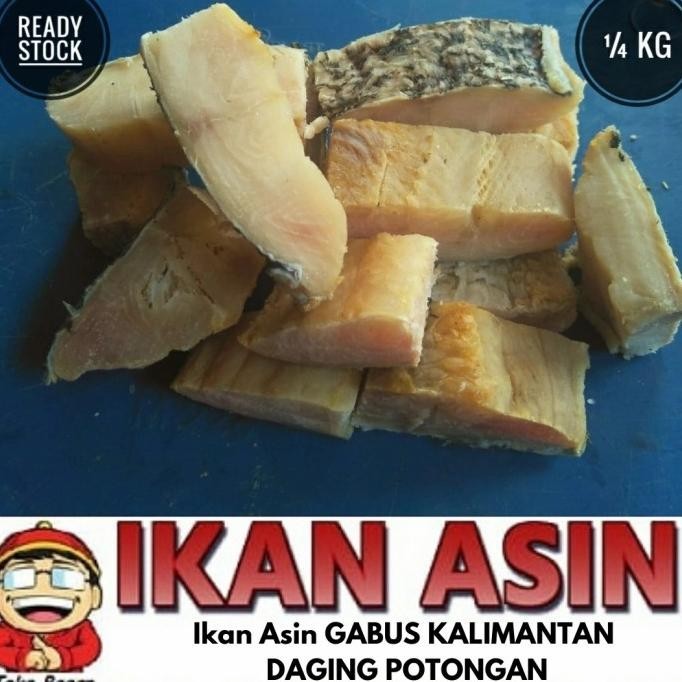 

Ikan Asin GABUS DAGING POTONGAN 250 gr