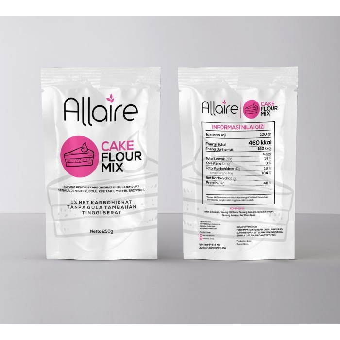 

Allaire Cake Flour X 500 Gram Tepung Kue Keto Halal