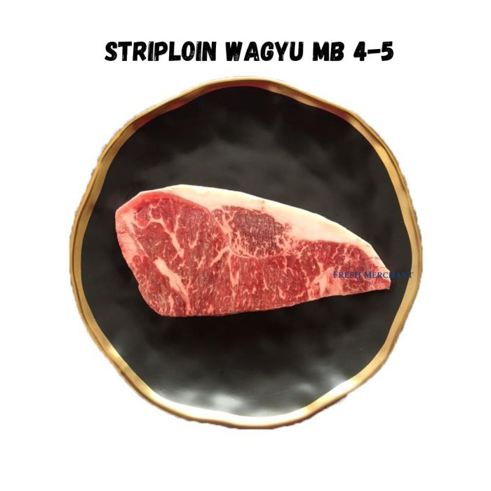 

Ayala - Striploin Wagyu Mb 4/5/Steak Wagyu/Daging Sapi Wagyu/Beef Wagyu