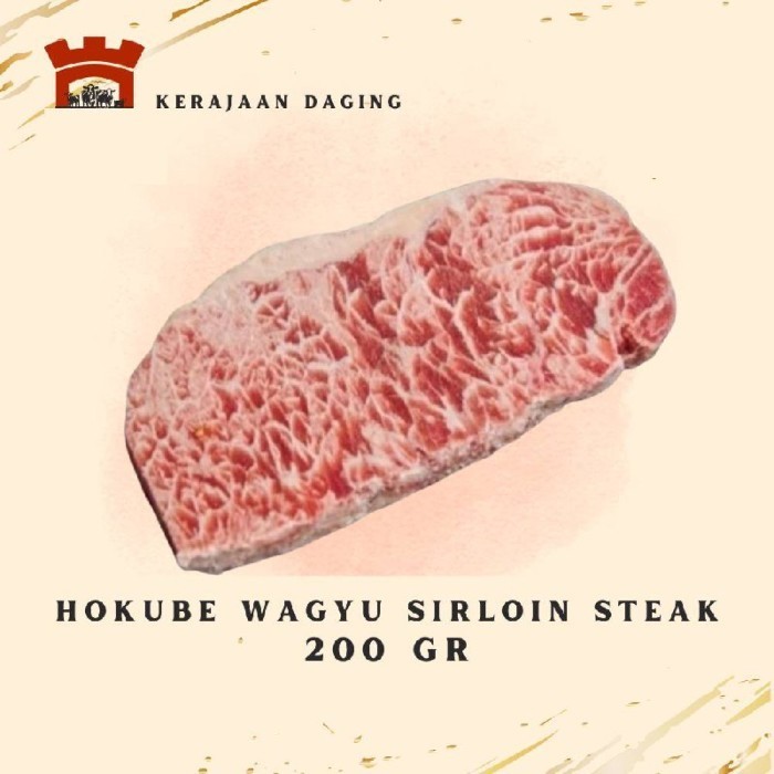 

Ayala - Hokubee Sirloin / Striploin Beef Steak Meltique Meltik @200Gram