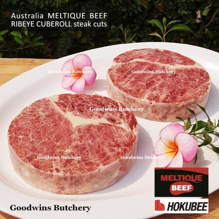 

Ayala - 250G 1Pc Beef Ribeye Meltique Meltik Australia Hokubee Steak 3/4" 2Cm