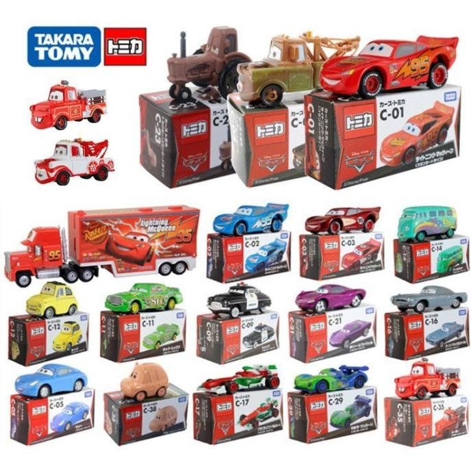 Tomica Cars C-23 Tractor Disney Pixar Diecast Miniatur Takara Tomy