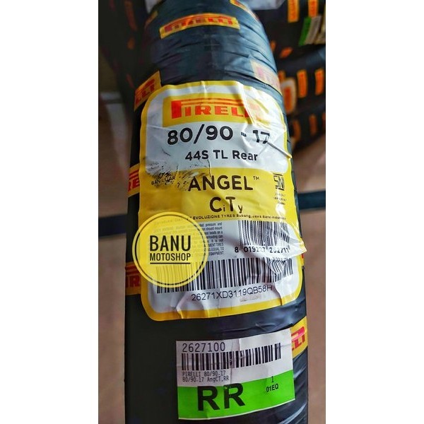 Pirelli Angel City Ukuran 80-90 Ring 17