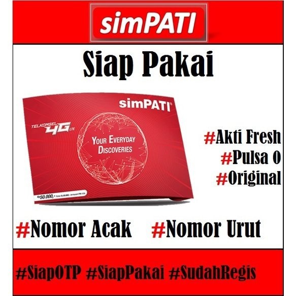Kartu Perdana Telkomsel Simpati Loop As Nomor