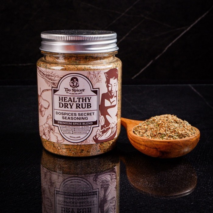 

Teruji Dospices Healthy Dry Rub Bumbu Marinasi Rendah Kal [Secret