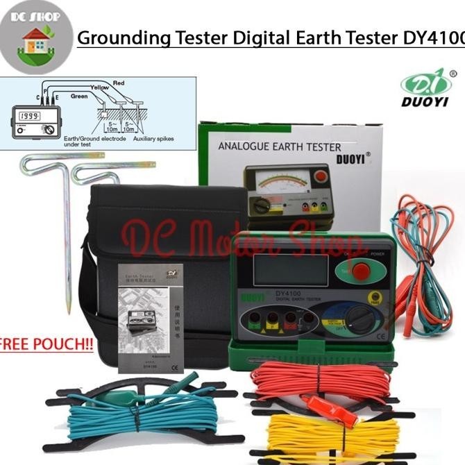 DUOYI Digital Earth Grounding Tester DY4100 Ground Resistance Tester