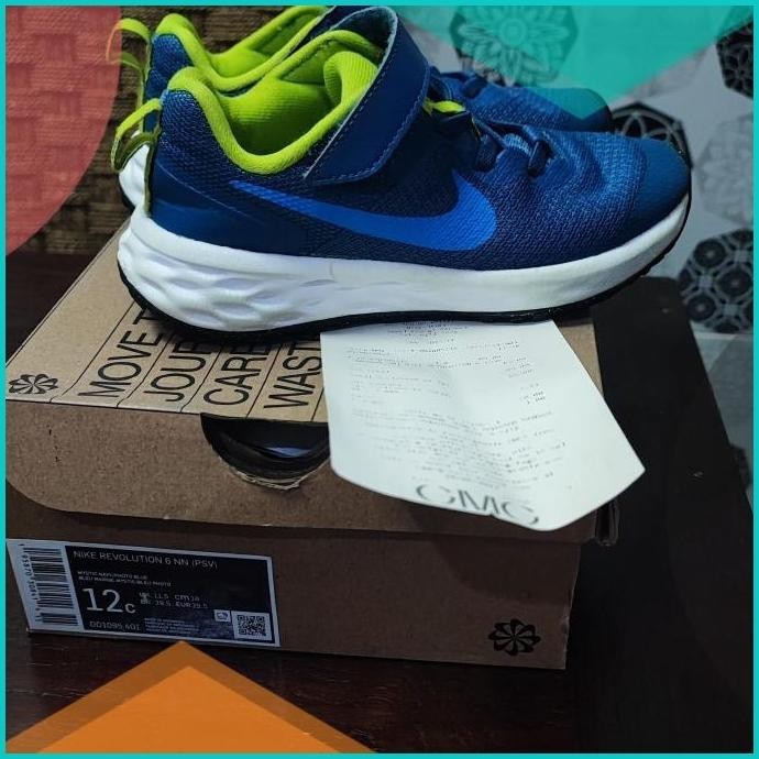 Nike Revolution 6 NN size 12C sepatu anak 19F3B2024 perkakas