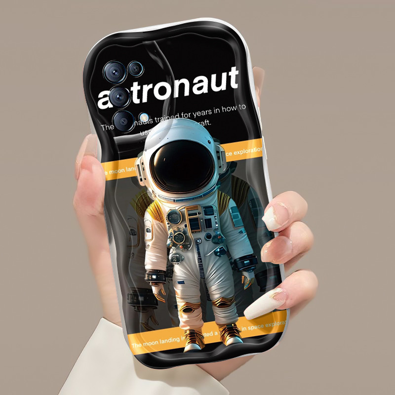 Casing Hp OPPO Reno 5 4G Reno 5 5G Reno 5K 5G Case hp pola astronot Kesing ponsel Anti drop cangkang