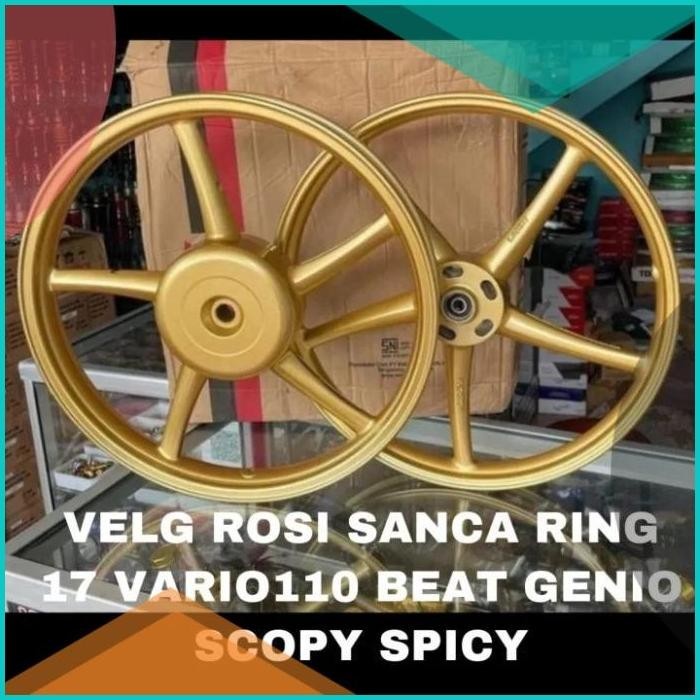 VELG RACING ROSSI SANCA MODEL RCB HONDA VARIO 110 RING 17 UK 140 /160