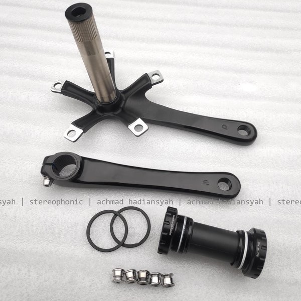 Original Crank Litepro Plus Hollowtech Ii Single Dual Bcd130 Crank Litepro Ht2 Bcd130 Single