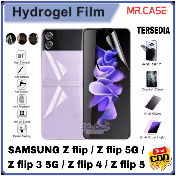 Produk Terbaru Antigores Hydrogel Samsung Z Flip / Z Flip 5G / Z Flip 3 5G / Z Flip 4