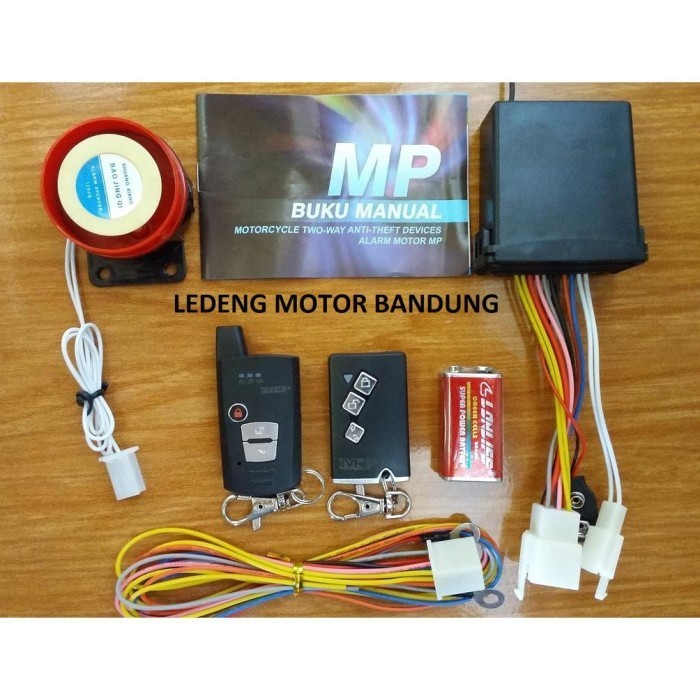 Produk Terbaru Alarm Motor Mp Two Way 2 Arah Remoter Bunyi Stater Jarak Jauh Bagus