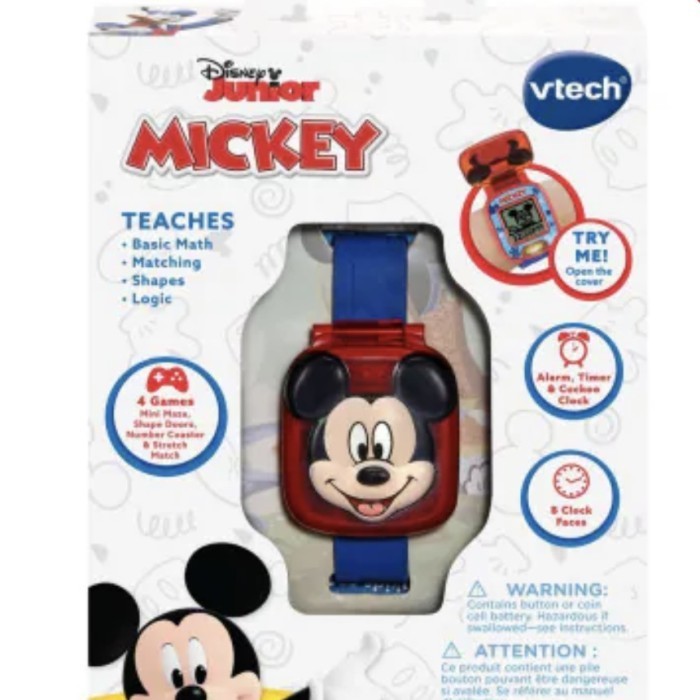Vtech Ey Mouse Inter Learning Watch Jam Tangan Anak
