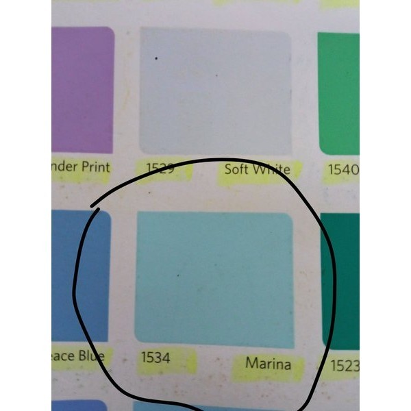 CAT TEMBOK 1534 MARINA QLUC BIRU MUDA 4.5 KG INTERIOR DINDING RUMAH