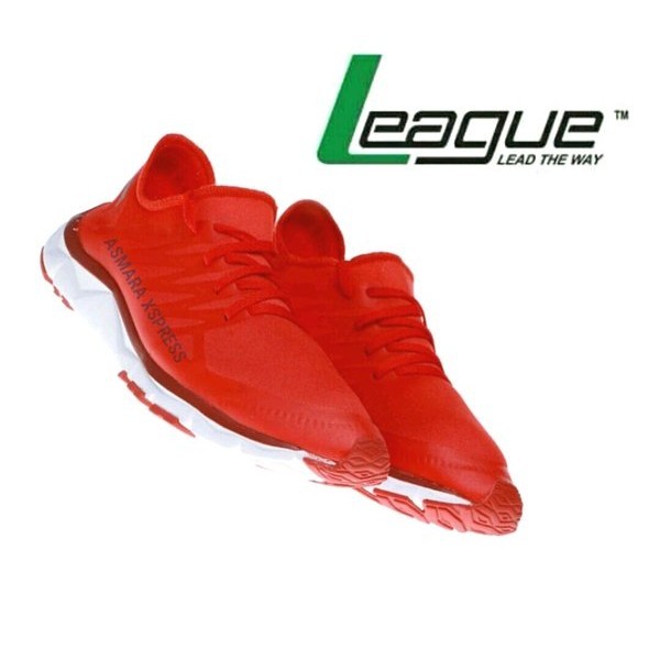 League Original Kumo Hub Sepatu Lari - Flame Scarlet-Zinfandel - Red Putih