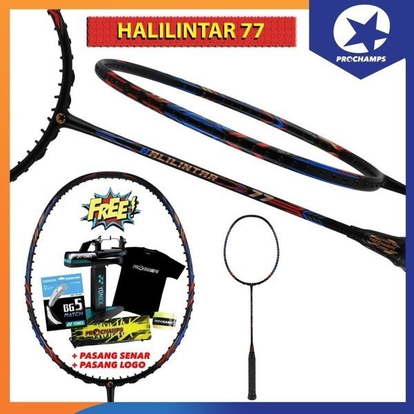 PROCHAMPS Halilintar 55/66/77/88/99 Raket Badminton Original