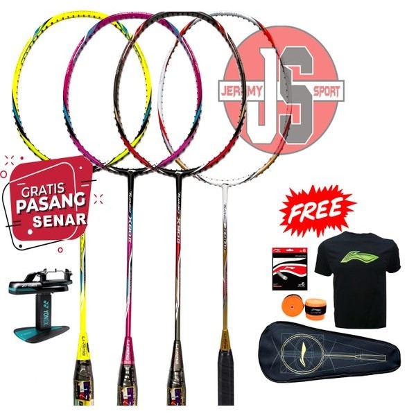 Raket Badminton Lining Original Turbo X 80 II - Turbo X 90 II Bonus Lengkap