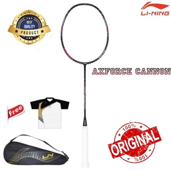 New Raket Badminton Bulutangkis Bulu Tangkis ORI Original Li-Ning Lining Axforce / AX Force Cannon