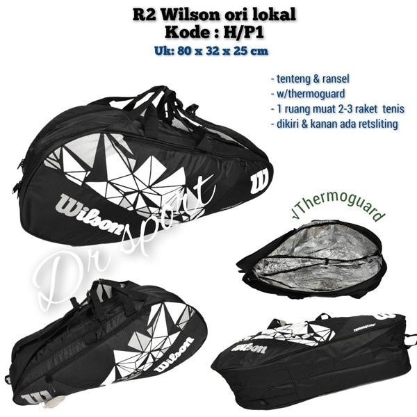 tas raket R2 Wilson Tour ORI with thermoguard