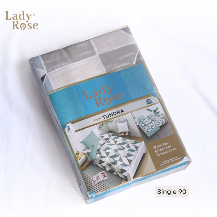 Lady Rose - Sprei Single 90X200X20 - Tundra