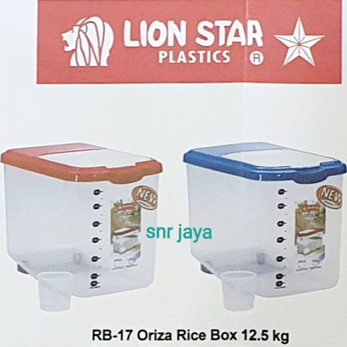 Tempat Beras 12,5 Kg / Rice Box Za 12,5 Kg Lion Star