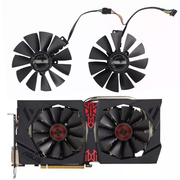 Fan Rog Strix Gtx 980 970 780 Ti R9 380 280 95Mm 5Pin