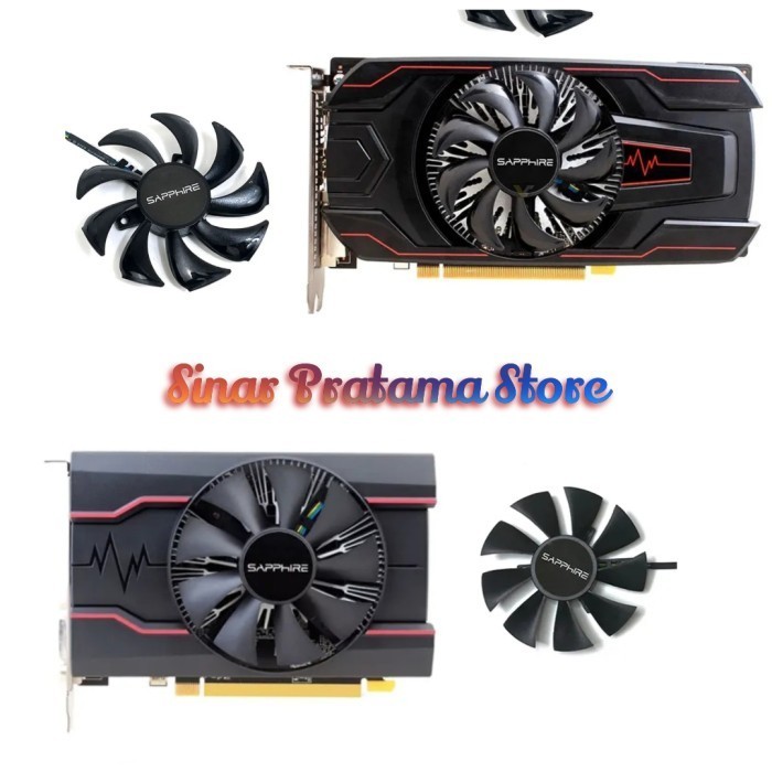 Fan Kipas Sapphire Pulse Rx 550 Rx 560 Rx 460 Oem Diy 85Mm 4Pin