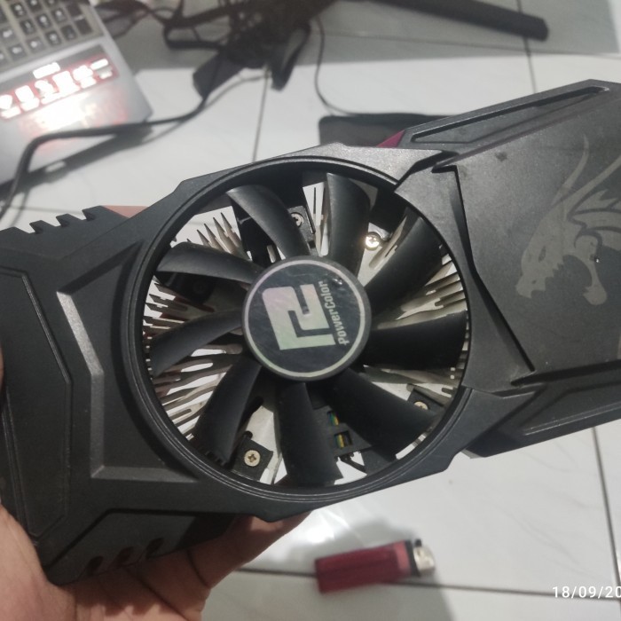 Fan Kipas Powercolor Rx 460 560 Dragon Single Fan