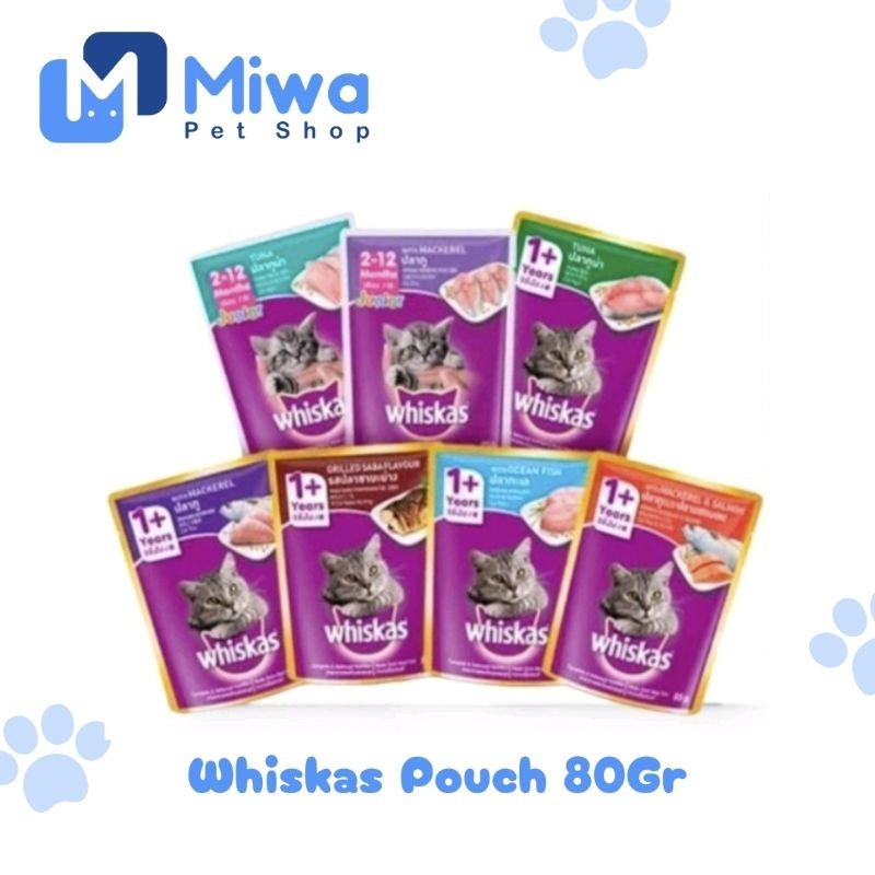 Whiskas Pouch 85gr / Whiskas Junior / Whiskas Sachet