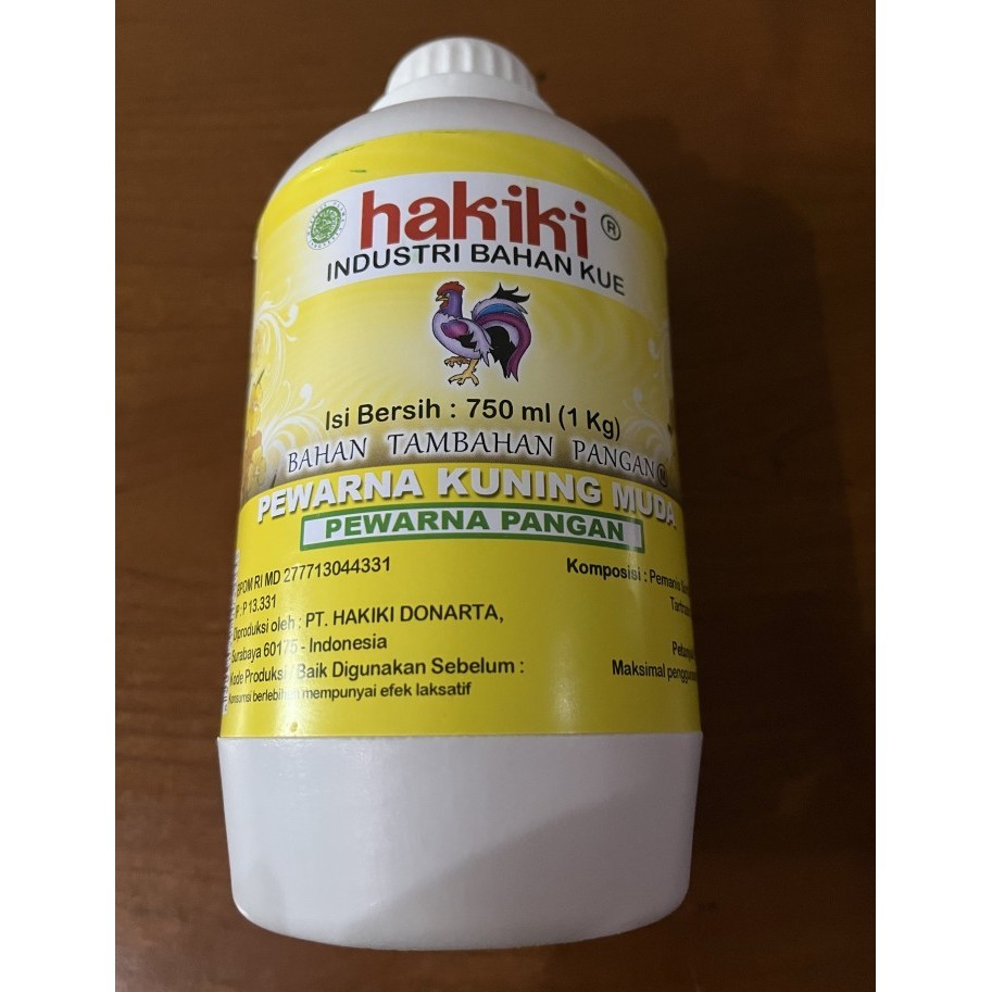 

Hakiki Ayam Kuning Muda 1 Kg Yellow Food Colng Pewarna Makanan