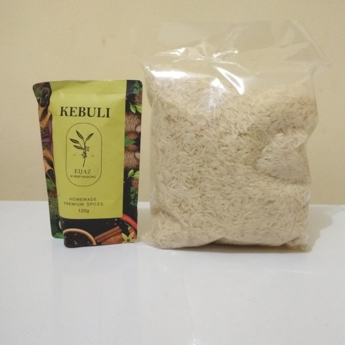 

Beras Basmati 500Gr Plus Bumbu Kebuli Instan Raos Eijaz Resep Engkong