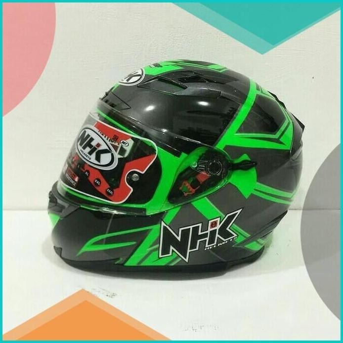 HELM NHK RX9 CORAK HIJAU 19F3B2024 sparepart