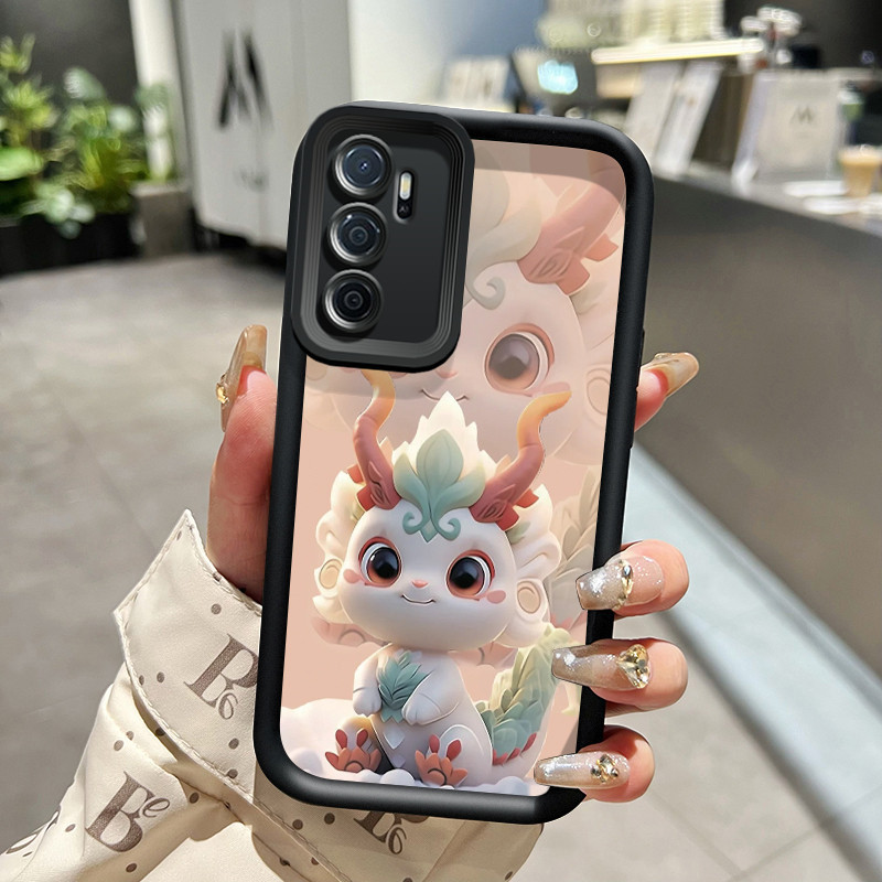 Casing Hp OPPO A16 OPPO A16s OPPO A54s Case HP ponsel casing motif naga Loong Softcase pelindung sil