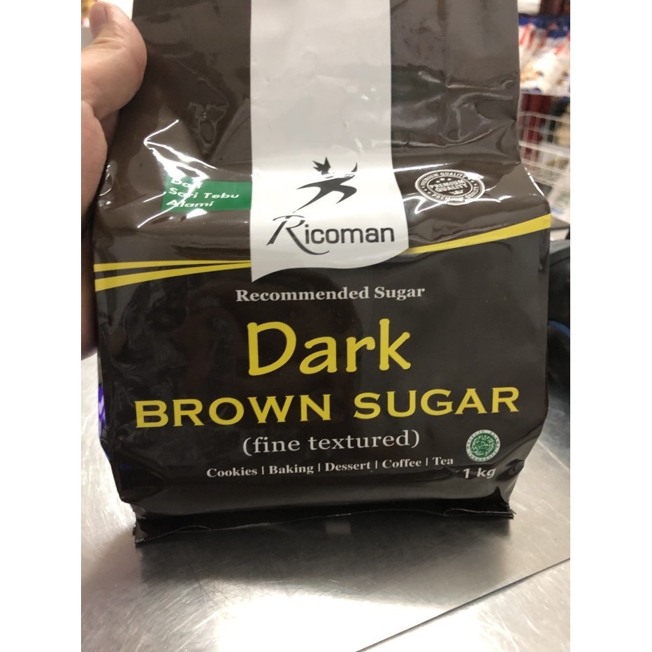 

Ricoman Dark Brown Sugar 1 Kg Brownsugar