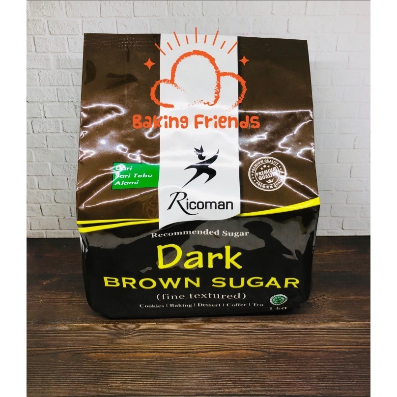

Ricoman Dark Brown Sugar 1Kg