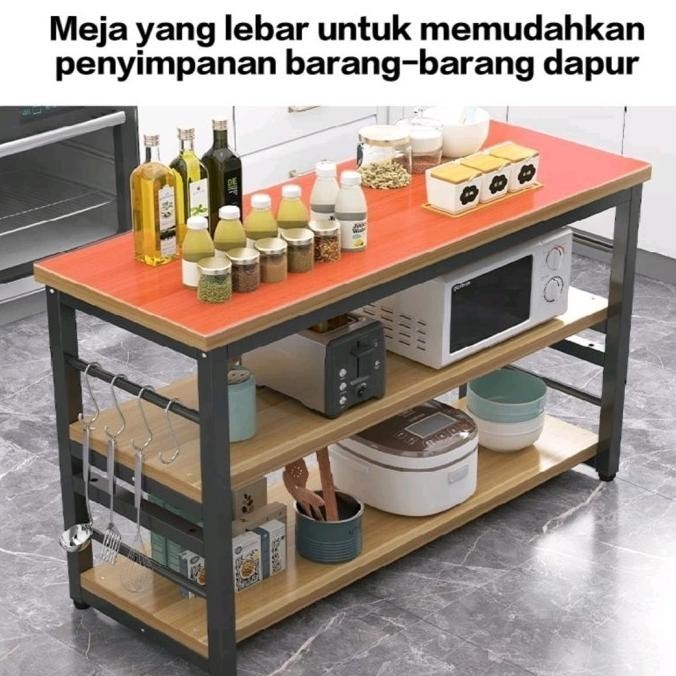Sale Terlaris  Meja Dapur Rak Dapur Minimalis Tingkat Kokoh Shoppingyuk2