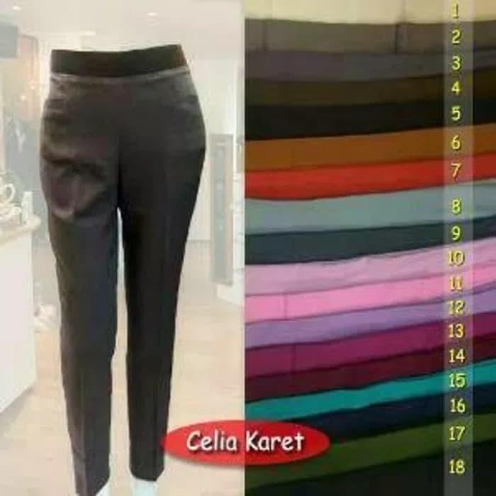 BISA COD - CELANA KERJA WANITA ASLI MERK CELLIA