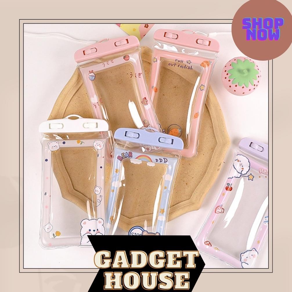 Kantong Pelindung Hp (Waterproof Case) Lucu Imut