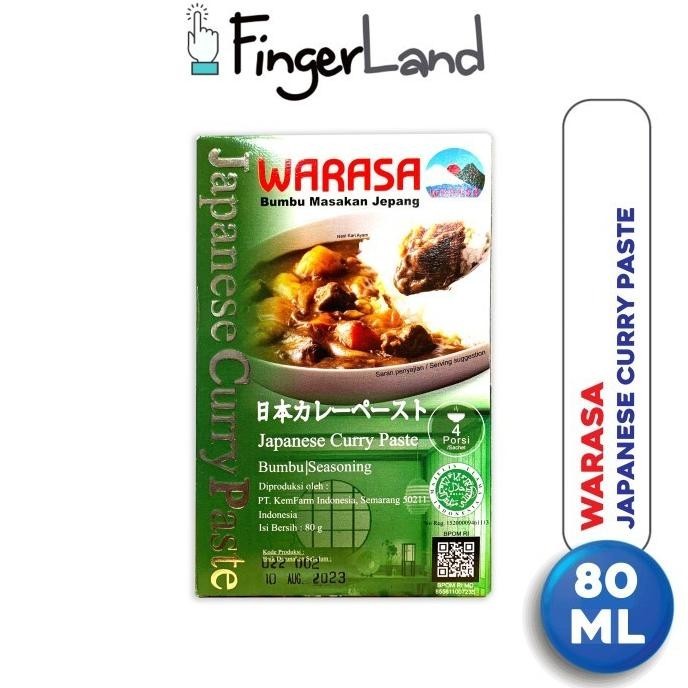

WARASA Japanese Curry Paste 80 gram Bumbu Kari Jepang Instan