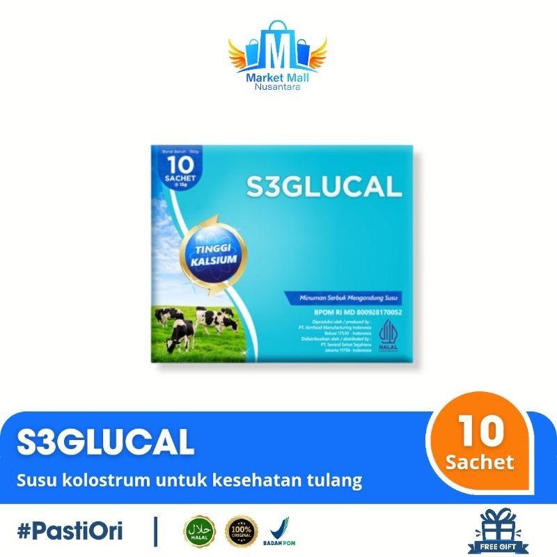 

S3Glucal Original Susu Kolostrum Untuk Kesehatan Tulang & Sakit Sendi