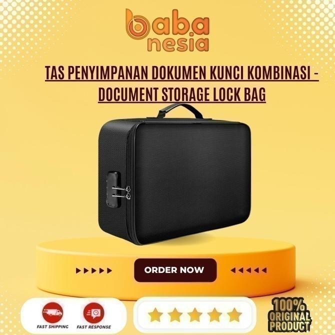 

Document Storage Lock Bag - Tas Penyimpanan Dokumen Kunci Kombinasi