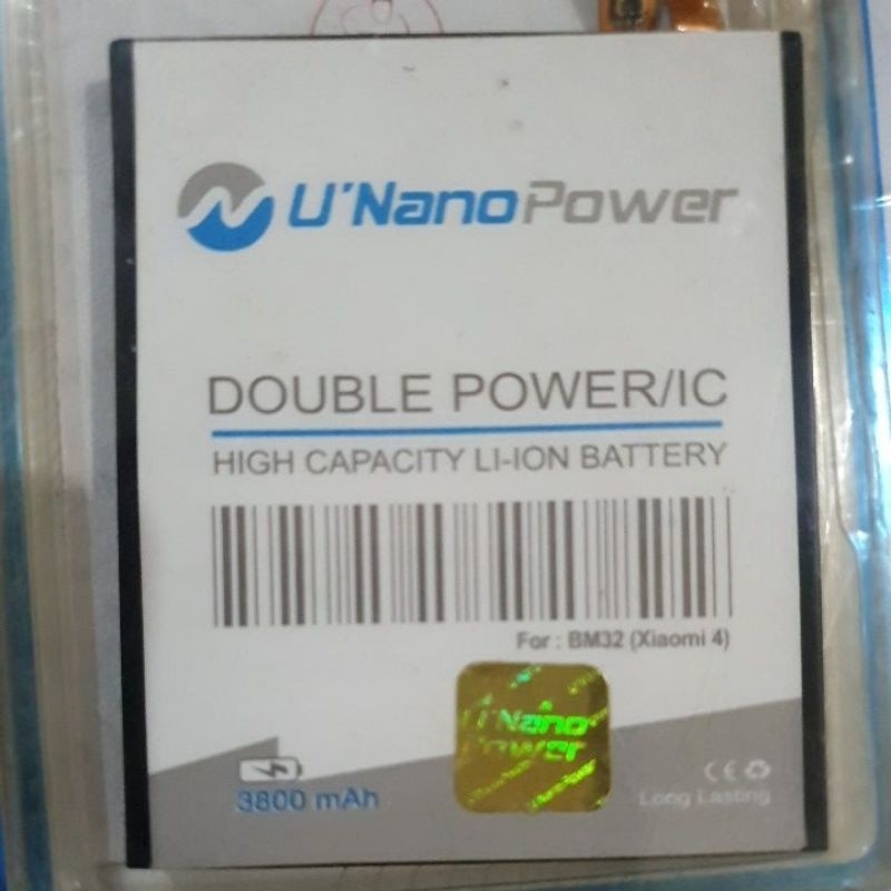 Baterai Batere Battery Xiaomi 4 BM32 3800mah 5.5cm x 6.8cm