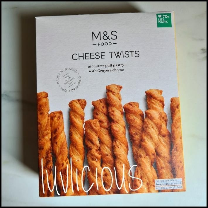 

M&S Mark Marks & And Spencer Cheese Twists Twist Biscuit Biskuit Keju