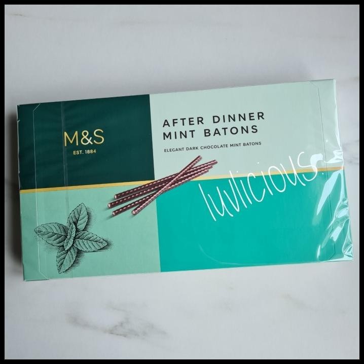 

M&S Mark Marks & And Spencer After Dinner Mint Batons Dark Chocolate