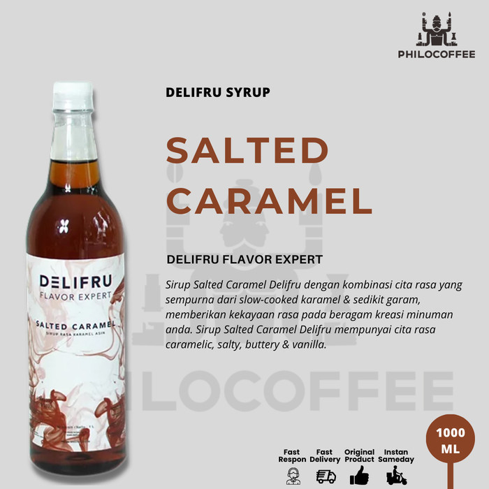 

Delifru Syrup Ed Caramel 1 Liter Sirup Ed Karamel 1000Ml