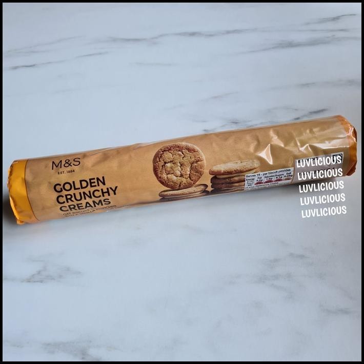 

M&S Mark Marks & And Spencer Golden Crunchy Creams Vanilla Oat Biscuit