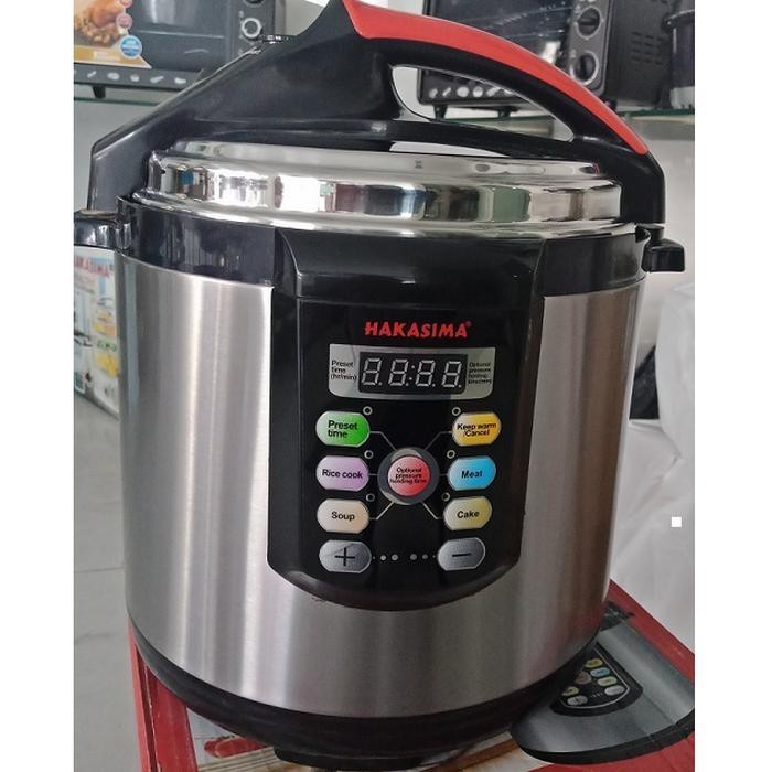 TERBARU PRESTO - HAKASIMA NEW ELEKTRIK PRESSURE COOKER 6 LT